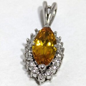 シトリンS(2.04ct ダイヤモンドMD(0.27ct Pt900 買取相場