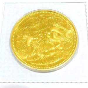 24金(K24) 記念品 天皇陛下御在位60年記念10万円金貨 買取相場