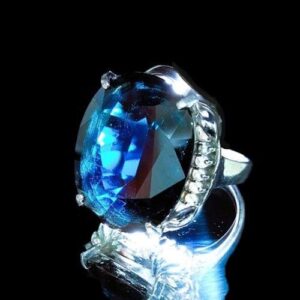 サファイア S(28.5ct メレダイヤMD(0.19ct Pt900 リング 買取相場