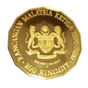 21.6金(K21.6) 投資用地金 リンギット金貨 買取相場