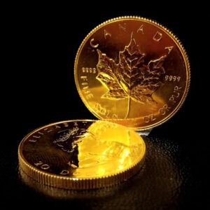 24金(K24) 投資用地金 メープルリーフ金貨 1/2オンス2枚 買取相場