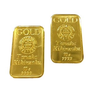 インゴット(IK) 投資用地金 田中貴金属10g 2本 買取相場