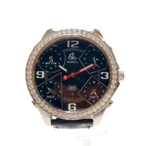 ジェイコブ(JACOB&CO) 5タイムゾーン クォーツ SS×ダイヤ Aランク 買取相場
