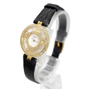 ショパール Chopard S20/5558(4097) ハッピーダイヤモンド 腕時計 ホワイト文字盤 K18 イエローゴールド レディース Bランク 買取相場