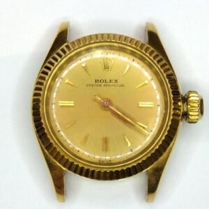 ロレックス(ROLEX) オイスターパーペチュアル レディース フェイスのみ K18 6619 Dランク 買取相場