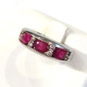 ルビーR(1.30ct メレダイヤモンドMD(0.26ct K18 リング 買取相場
