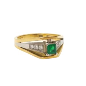 エメラルド E(0.17ct K18 Pt900 リング 買取相場