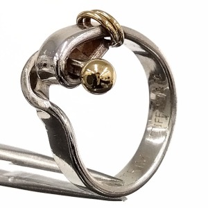 ティファニー(Tiffany&CO) リング フック＆アイ SV925×K18 Bランク 買取相場