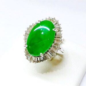 翡翠 J(石目無し メレダイヤ MD(1.41ct Pt900 リング 買取相場
