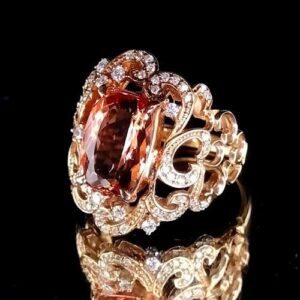 トパーズ TO(3.92ct メレダイヤ MD(0.36ct 18金(K18) リング 買取相場