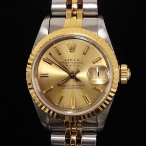 ロレックス ROLEX デイトジャスト26 69173 SS×YG フルーテッドベゼル Bランク 買取相場