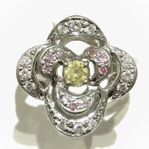 メレダイヤモンド MD(YD0.14ct PD0.08ct 0.16ct PT900 リング 買取相場