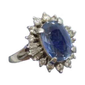 サファイア S(3.82ct ダイヤモンド MD(0.6ct Pt900 リング Pt900 9000 Sランク 買取相場