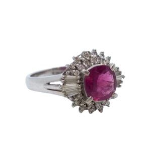 ルビー R(0.86ct Pt900 リング 買取相場