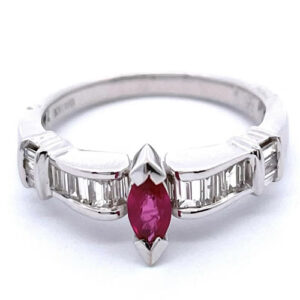 ルビー R(0.30ct K18 リング 買取相場