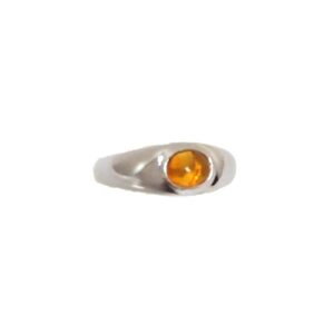 ファイアオパール 0.66ct K18WG リング オパール買取相場