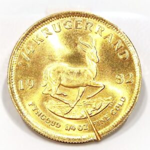 22金(K22) 投資用地金 クルーガーランド金貨1-4oz 買取相場