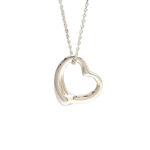 ティファニー(Tiffany&CO) アクセサリー オープンハートペンダントSV925　ミディアム ABランク 買取相場