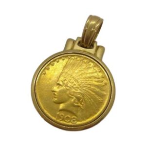 コンビ 21.6金(K21.6) インディアン金貨 18金(K18) アクセサリー トップ 買取相場