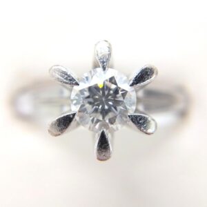 ダイヤモンド D(0.562ct H SI2 Pt900 リング 買取相場