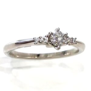 ダイヤモンド D(0.181ct G VS2 MD(0.04ct PT950 リング 買取相場