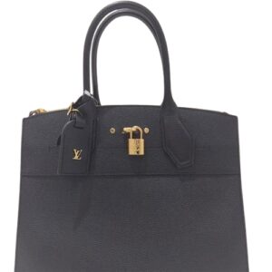 ルイ・ヴィトン(Louis Vuitton) 2wayバッグ シティ スティーマMM Ｍ53015 ブラックレザー Bランク 買取相場