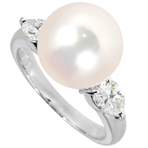 タサキ(TASAKI) アクセサリー 約9.0mmパールリング MD)0.36ct Pt900 5号 ABランク 買取相場