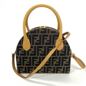 フェンディ(FENDI) ハンドバック ズッカ 2WAY キャンバス ブラウン Bランク フェンディ買取相場