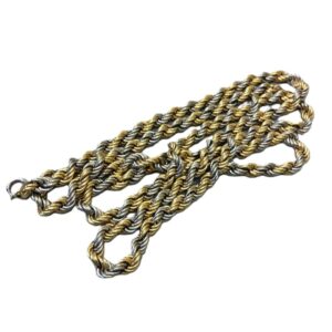 18金(K18) プラチナ(Pm) コンビ アクセサリー ネックレス 買取相場
