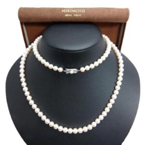 ミキモト(MIKIMOTO) パール 6.5㎜ K14WG ネックレス 買取相場