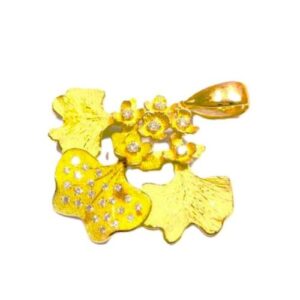 池田 啓子(イケダ ケイコ) ペンダントトップ AKコレクション イチョウモチーフ 750/ダイヤ Aランク 買取相場