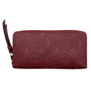 ルイヴィトン(LOUIS VUITTON) ジッピーウォレット モノグラム アンプラント M68571 レッド BCランク 買取相場